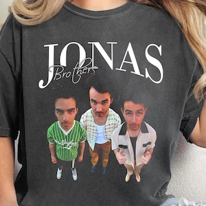 Jonas Bros 20th Anniversary Tour 2025 Shirt, Vintage Jonas Brothers Tour Shirt, Joe Jonas Brother Merch, Funny Jonas Brother Unisex T-Shirt