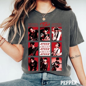 ATEEZ 2025 World Tour In Your Fantasy Shirt, Retro Ateez Shirt Kpop Ateez Goldene Stunde Teil 2 Shirt, Ateez Merch, Ateez Tour Nordamerika
