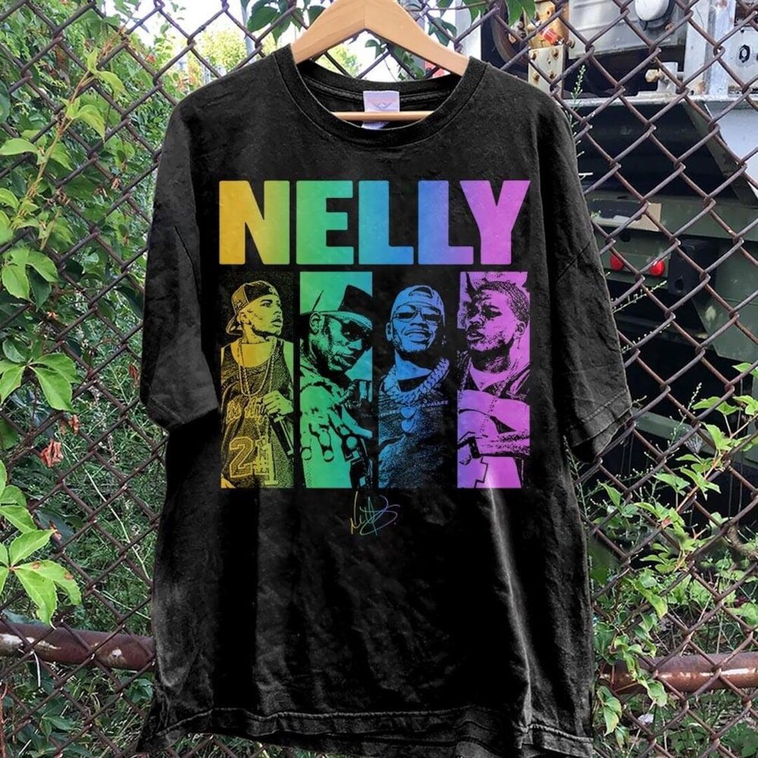 Vintage 90s Graphic Nelly Rapper Bootleg T-shirt, Nelly Rap Tee Y2k ...
