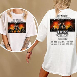 Vintage Creed Summer of 99 Tour Shirt, Creed Tour 2025 Shirt, Creed Band T-shirt, Summer of ’99 Tour Shirt, Rock Band Creed Graphic Shirt