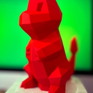 Salvadanaio Charmander Low Poly