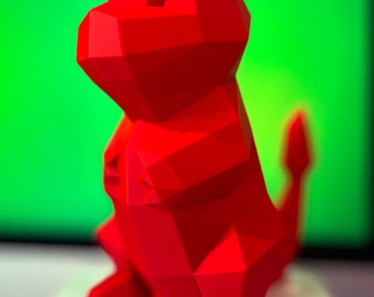 Salvadanaio Charmander Low Poly