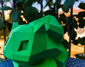 Salvadanaio Bulbasaur poligonale