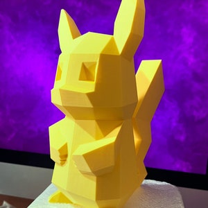Salvadanaio Pikachu Low Poly
