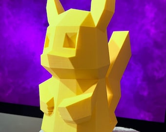 Salvadanaio Pikachu Low Poly