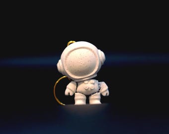 Minimalistischer Astronaut Schlüsselanhänger | Space-Thema Schlüsselanhänger