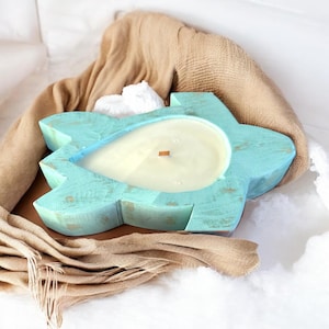Sea turtle Dough Bowl Candle/ Gift for turtle lover