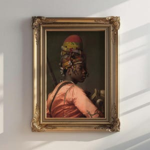 Bashi-Bazouk de Jean-Leon Gérôme / Orientalista / Retrato masculino, Impresión artística vintage, Arte clásico, Pintura al óleo antigua / Descarga digital