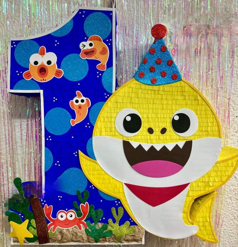 Baby Shark Piñata 1 - Etsy