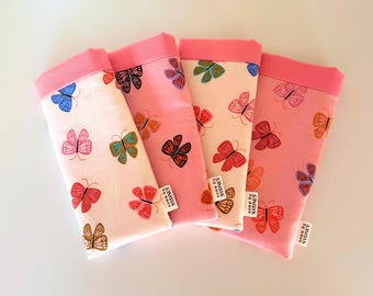 Sunglass Slip in Butterfly Print / Glasses Case