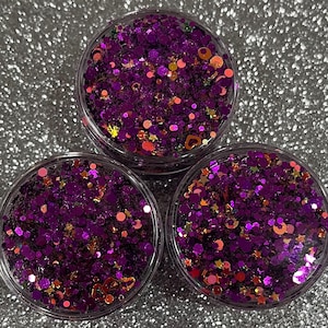 Purple Passion,Hair Glitter Gel,Hair gel, Glitter gel