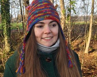 Wool Beanies Made in Nepal Hand Made 100% Wool - Etsy display picture 2