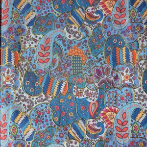 Patchwork Embroidered Table Runner, Handmade Boho Floral Home Decor, Eclectic Artisan Multi-Color Textile image 3