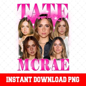 Tate McRae Miss Possessive Tour 2025 TShirt PNG Design, Bootleg Tee, sofortiger Download und fertig zum Drucken