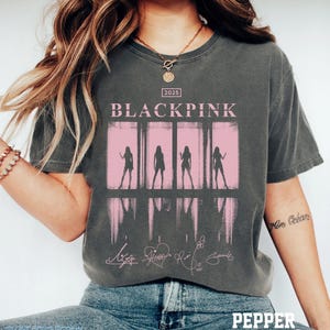 BlackPink Shirt, Blackpink Deadline World Tour Tee, BlackPink In Your Area Shirt, Born Pink Shirt, Kpop Fan Tee, Kpop BlackPink Merch