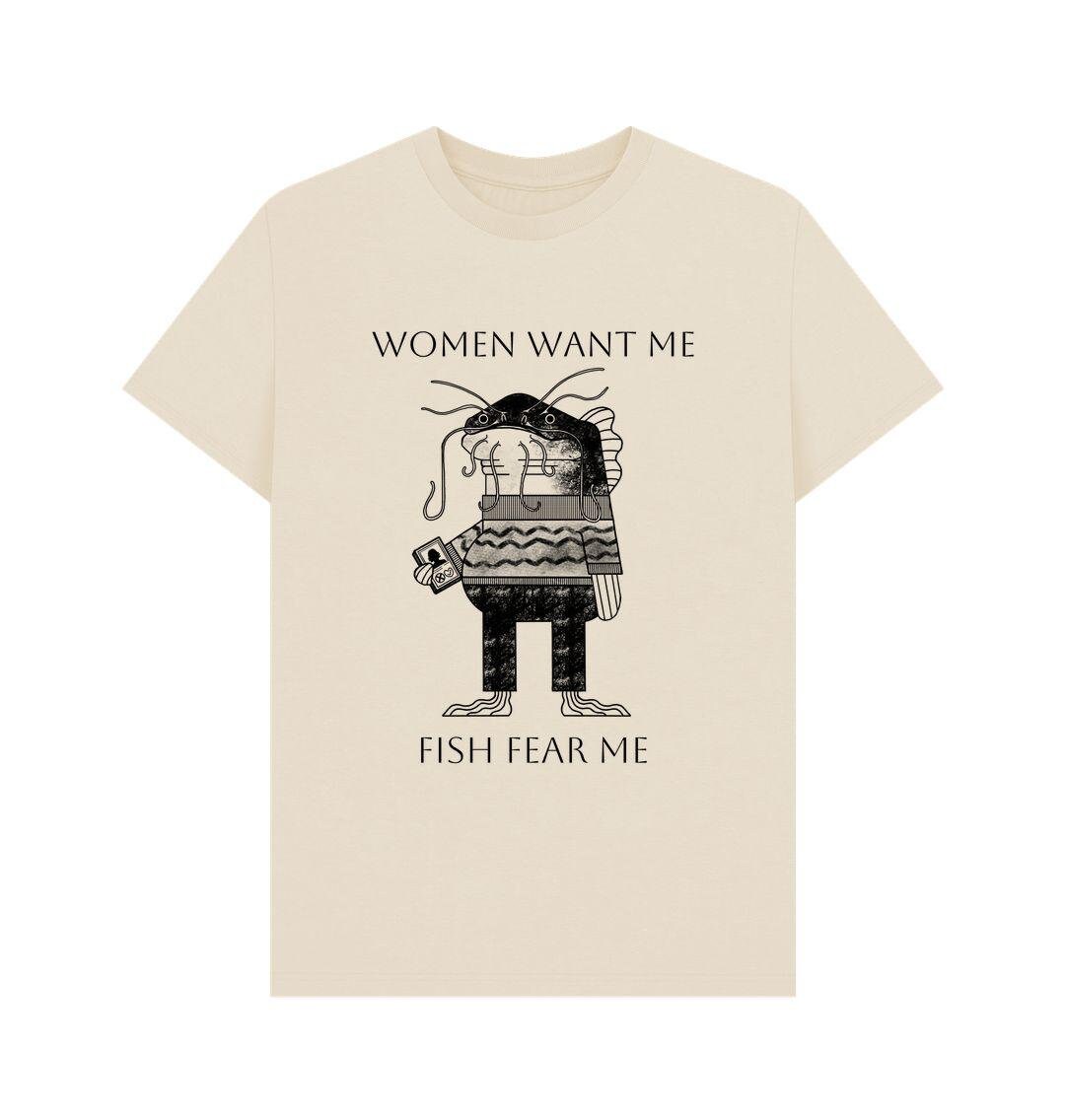 Fish Fear Me T-Shirt - Funny Fishing & Hunting Graphic Tee - Unisex Soft Cotton Grandpa Gift Shirt - View #11