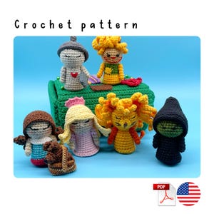 Play theater Wizard of Oz crochet pattern. Amigurumi doll pattern. Crochet PDF pattern