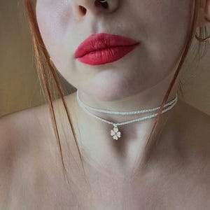 Crochet necklace