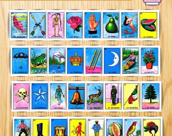 Mexikanska PNG-bilder: 54 kortlekar (direktnedladdning)