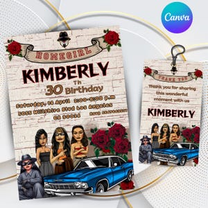 cholo birthday invitation chola invitation cholo invitation cholo theme party invitation cholo party cholo invitation card editable in canva