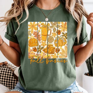 Fall Basics Comfort Colors® Shirt, Tis the Season Shirt, Women's Fall Tee, Pumpkin Season Graphic Shirt, Fall Vibes Tee, Fall Pumpkin Shirt
