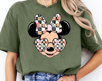 Retro Minnie T-Shirt, Disney Minnie Mouse Shirt, Disneyland Trip Shirt, Disneyland Family Matching Shirt, Minnie Lover Gift Tee