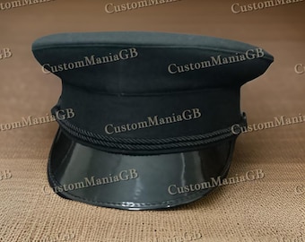 Train Conductor Cap, Railway Officer Hat, Railroad Themed Gift for Him, Unique Birthday Present