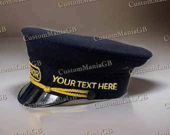 Cappello da capotreno personalizzato per adulti, cappello da