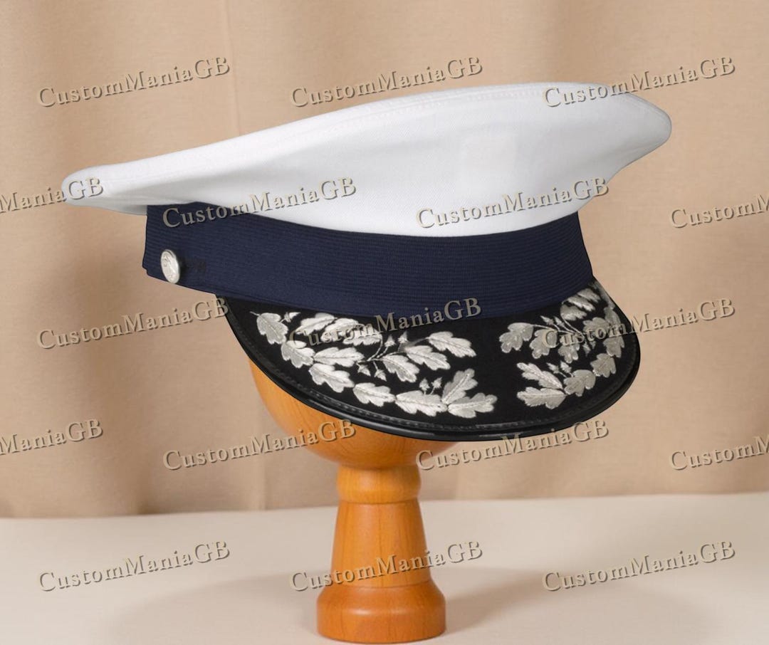 Commission Cap Custom Personalised Peaked Visor Cosplay Commission Officer Hat, Cap - Etsy