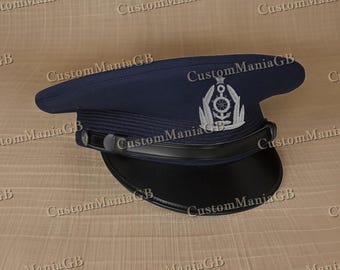 Captain Ship Yacht Commander Skipper Hat Gift For Boat