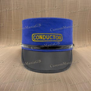Train Conductor Cap, Railway Officer Hat, Railroad Themed Gift for Him, Unique Birthday Present
