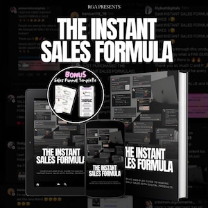 Instant Sales Formula: Digital Marketing Guide with MRR (Digital Download)
