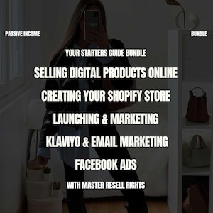 Online Business Starter Guide Bundle: Digital Marketing, PLR & MRR (Digital Download)