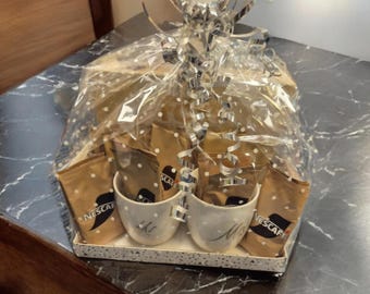 Customised Engraving coffee gift box,coffee lover,customised gift set, gift for her,gift for him, coffee gift set, Anniversary birthday gift