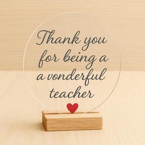Acryl Lehrer Geschenk Plakette, Lehrer Geschenk, Danke Geschenk für Lehrer, beste Lehrer Plakette, Lehrer Zeichen, beste Lehrer Zeichen, Lehrer Geschenkidee