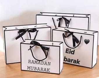 Borsa regalo personalizzata, Eid, elegante borsa regalo Ramadan, damigella d'onore personalizzata per matrimonio, borse regalo, festa, borsa, regalo di benvenuto, borse, borse regalo per festa nuziale