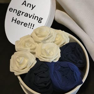 Hijabboeket, cadeauset, op maat gemaakt boeket, op maat gemaakte cadeauset voor moslim, cadeau voor haar, hijab-cadeauset, gegraveerde doos, hijabcadeau, eid-cadeau