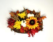 Autumn Abundance Wall Basket (hanging)