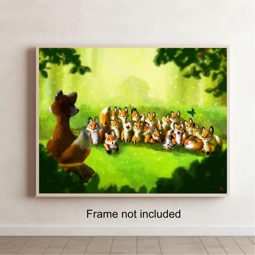 Fox Class in the Forest. Large. Foxes. Classroom. Calm, Peaceful, Cute ...