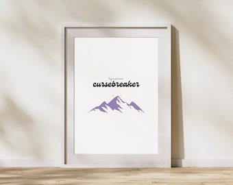 Feyre Archeron Cursebreaker Art Print: ACOTAR Bookish Decor (Digital Download)
