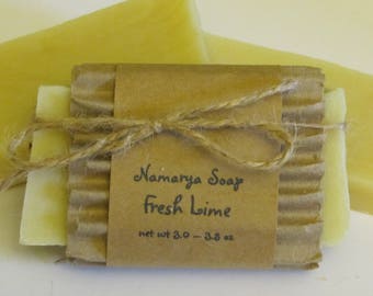 Fresh Lime Cold Process Soap