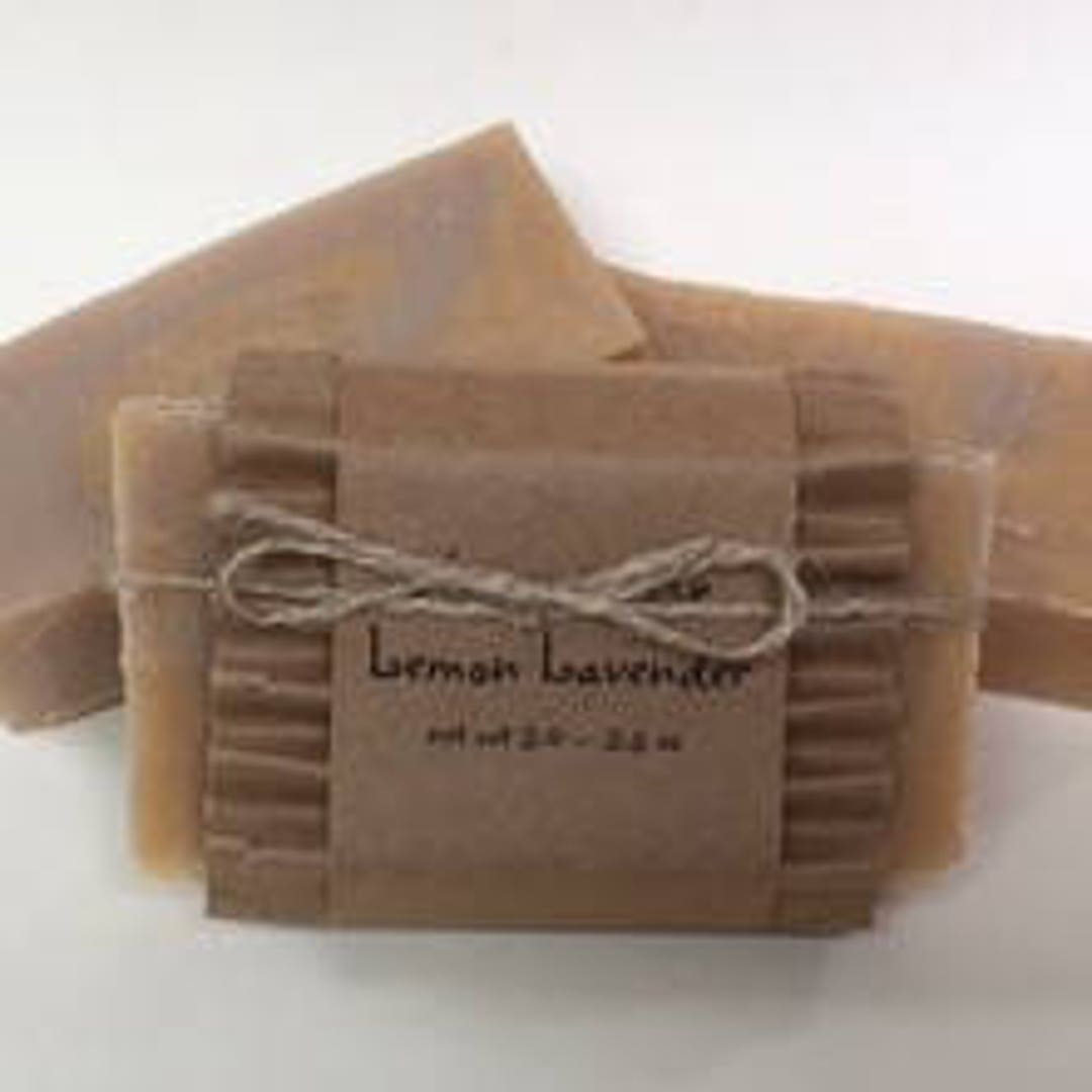 Lemon Lavender Cold Process Soap - Etsy