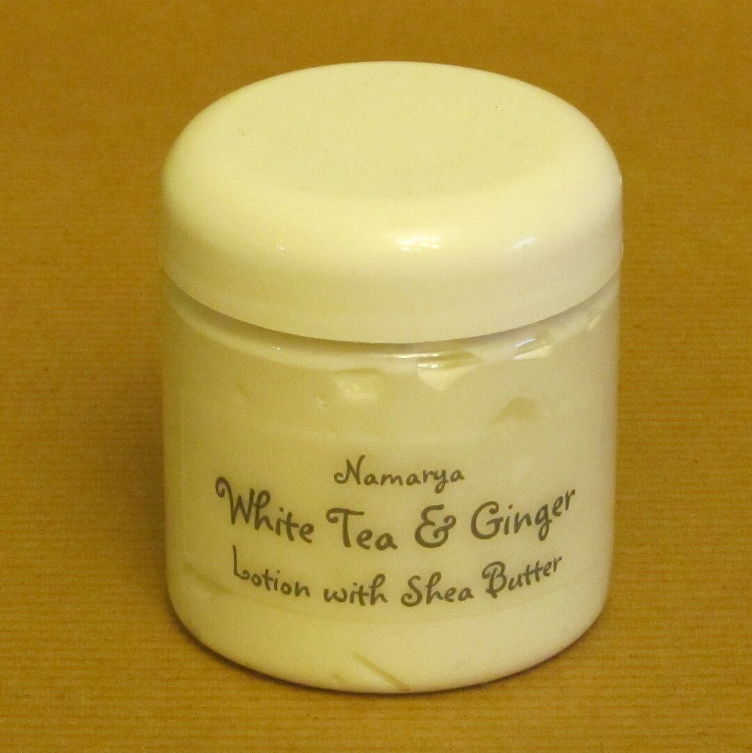 White Tea & Ginger Lotion With Shea Butter Etsy