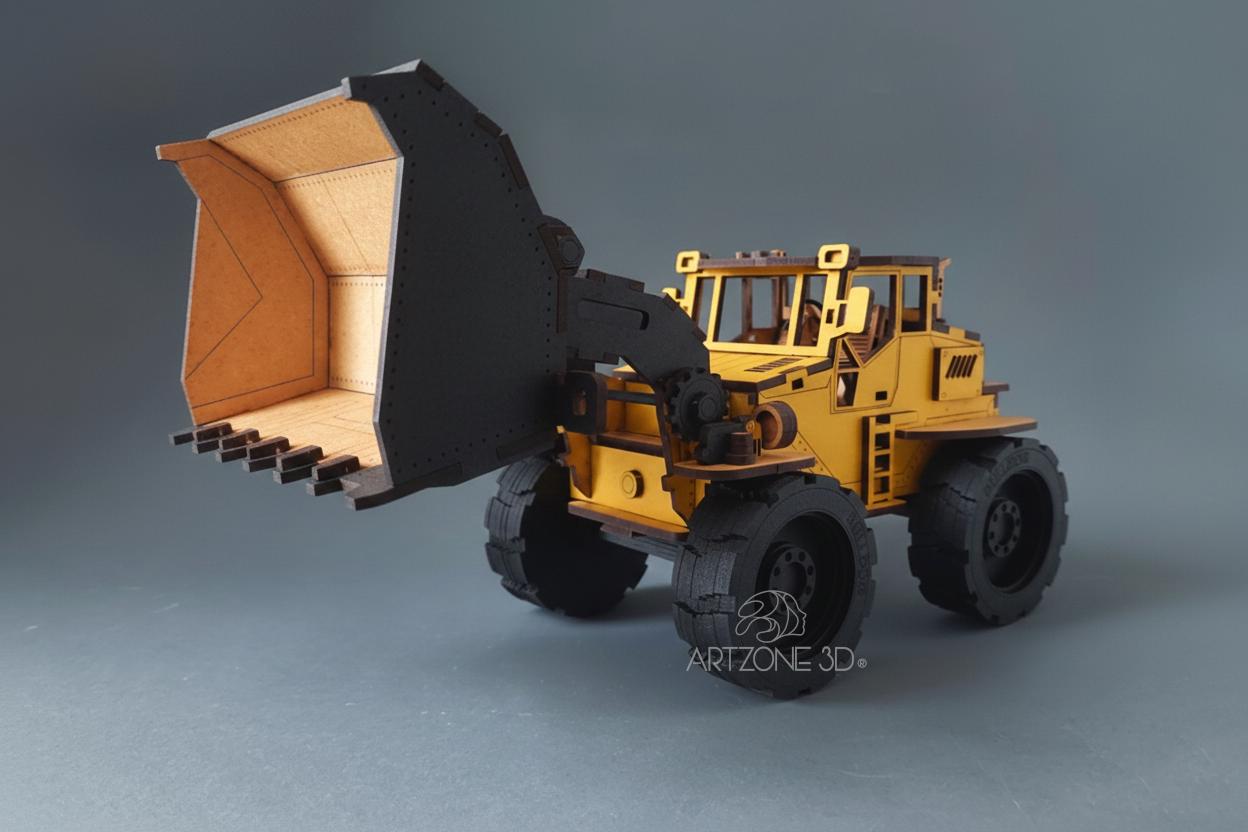 Bulldog Loader 3D Puzzle: Laser Cut Template (digital Files) - Etsy