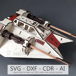 3D Snowspider Puzzle: Laser Cut Files, 3mm Wooden Model (Digital File)
