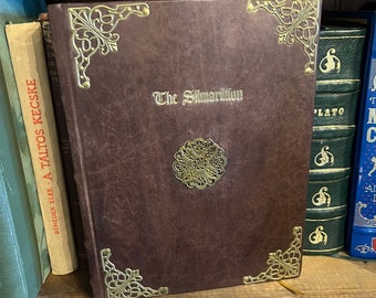 Made to Order Leatherbound Silmarillion by JRR Tolkien Custom Made Lambskin Book