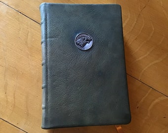 Made to Order A Game of Thrones Custom Leather Hand Bound A Song of Ice and Fire Hardcover Book 1 Deluxe Binding