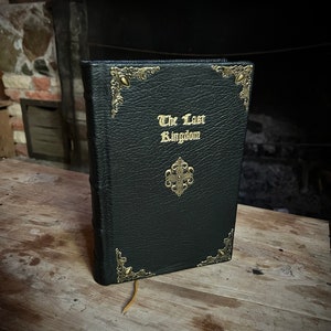 The Last Kingdom by Bernard Cornwell Bound in Leather Made to Order