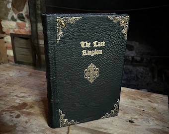 The Last Kingdom by Bernard Cornwell Bound in Leather Made to Order