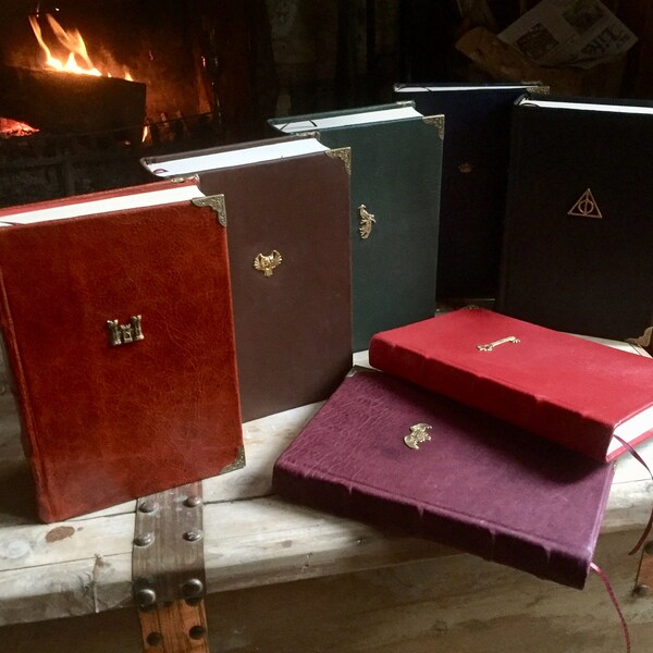 Leather Bound Harry Pottter Books Etsy
